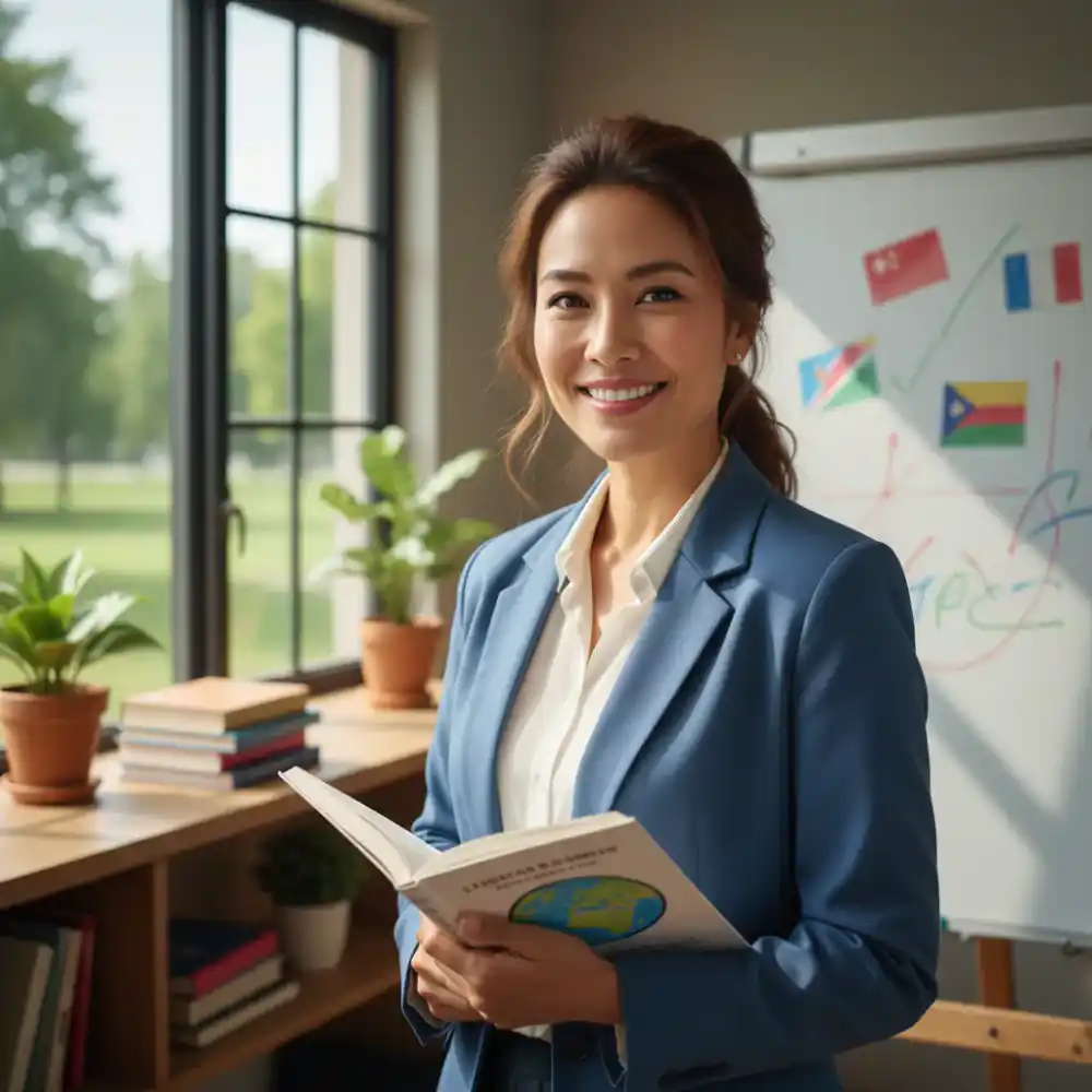 Portrait of a language tutor